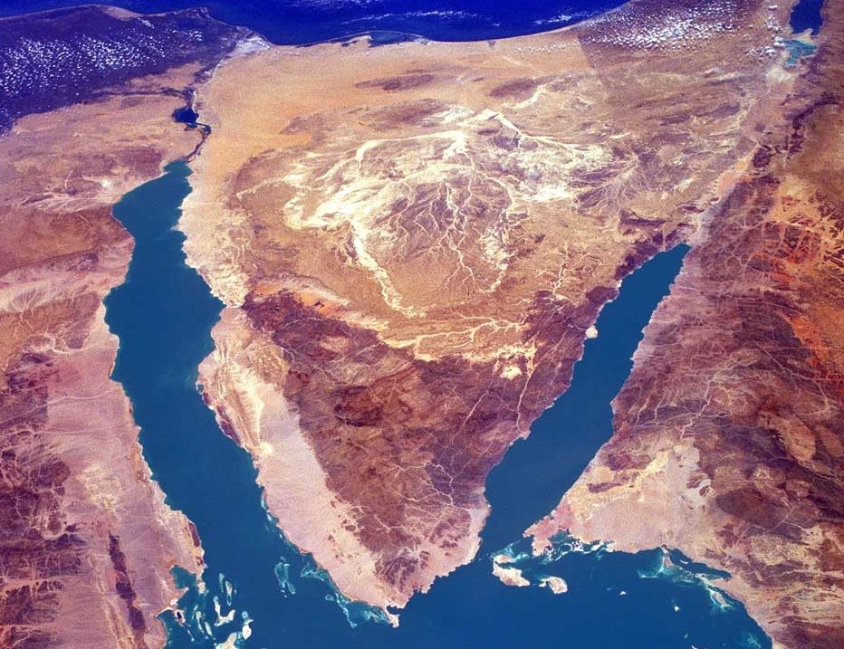 sinai-satellite-image