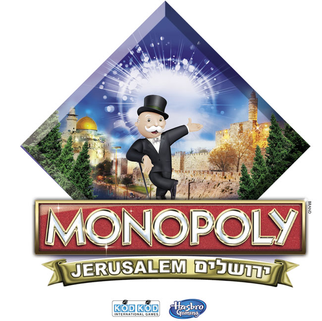MONOPOLY Jerusalem Family Game in Hebrew and English