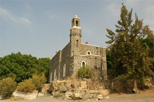 Tabgha chapel of St Peter - Lake of Galilee