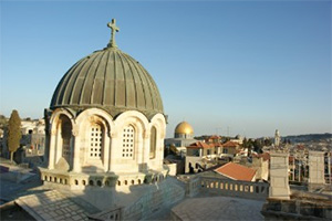 Views over Jerusalem’s rooftops.