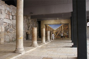 The Cardo street byzantine Jerusalem