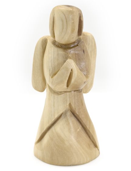 Olive Wood Angel Praying