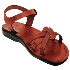 Camel Classic Style Original Leather Biblical Jesus Sandals Jerusalem 46 US 13 The Witness: Biblical Jesus Sandals, Premium Comfort main image 3