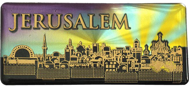Jerusalem Shiny Magnet