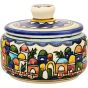 Jerusalem Sugar Pot - Small Round