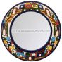 Armenian Ceramic Jerusalem Mirror