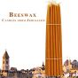 Beeswax Holy Fire Resurrection Candles - Bundle of 33 - Made in the Holy Land