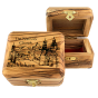 Bethlehem, Nativity Square Olive Wood Box