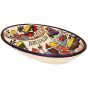 Armenian Ceramic Jerusalem Double 'Snack' Dip Dish - Made in the Holy Land