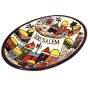 Armenian Ceramic Jerusalem Double 'Snack' Dip Dish - Made in the Holy Land - view 3
