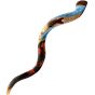 Artistic Yemenite Kudu Shofar By Sarit Romano - Crossing the Red Sea scene