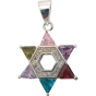 Crystal Encrusted Silver Star of David
