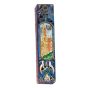 Yair Emanuel Large Hand-painted Wooden Mezuzah - Tower of David