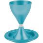 Holy Land Harvesters - The LORD's Supper Cup - Anodized Aluminum - Turquoise