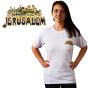 Jerusalem with Old City Scene T-Shirt - small print