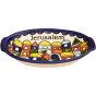 Armenian Ceramic Oval Jerusalem Dish