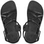 Black leather Biblical Jesus Sandals