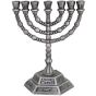 12 Tribes Menorah - Pewter