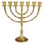 Brass Menorah - Classic Seven Branches