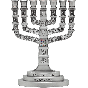 12 Tribes Jerusalem Menorah