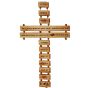 The Lord's Prayer - Olive Wood Cross in Hebrew - Wall Hanging - Large