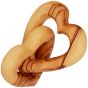 Hearts Intertwined - Olive Wood 'I Am My Beloved's' - 'Ani LeDodi Veh Dodi Li' Wedding Gift - song solomon