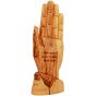 God's Hand - Engraved in the Palm Of - Olive Wood