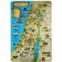 Double Sided Holy Land Pilgrims Map
