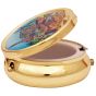 Jerusalem Pill Box - Brass - Open