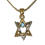 Rhodium Star of David Single Crystal