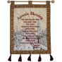 Aaronic Blessing - Priestly Blessing - Numbers 6:24-26 - Second Temple Banner - Burgundy