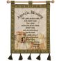 Aaronic Blessing - Priestly Blessing - Numbers 6:24-26 - Second Temple Banner - Olive Green