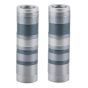 Yair Emanuel Small Candlesticks + Full Rings - Grey