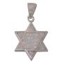 Double-Sided Star of David Pendant Featuring Two Shades of Synthetic Opal