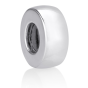 Sterling Silver Plain Charm Spacer