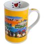 Israeli Heart Tall Souvenir Mug