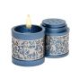 Yair Emanuel Travel Havdallah Set + Metal Cutout - Blue