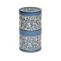 Yair Emanuel Travel Havdallah Set + Metal Cutout - Blue