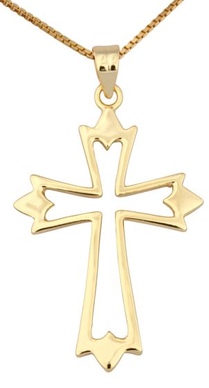 gold filled cross pendant