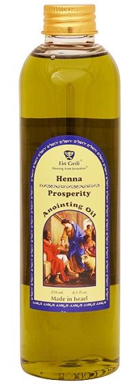 Henna Anointing Oil - Prosperity - Made in Israel - 250ml