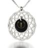 Nano Messianic symbol, "Jesus" and Romans  11:19 inscribed in pure 24k gold - Color Choice
