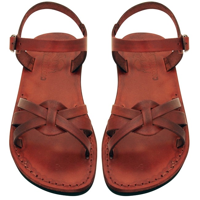 Biblical Camel Leather Sandals - Ruth - Made in Bethlehem