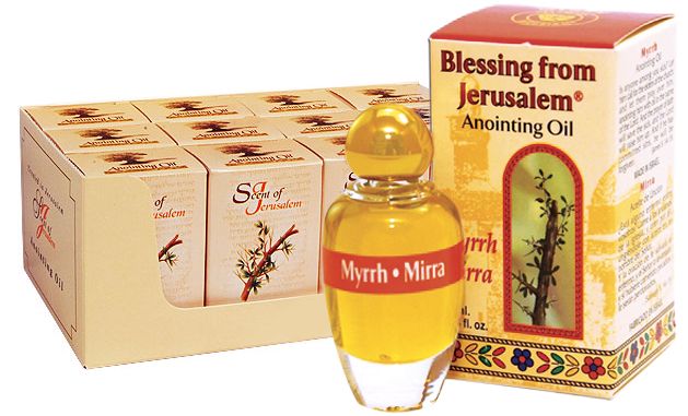 12 units - Blessing from Jerusalem Anointing Oil - Myrrh, 12ml  