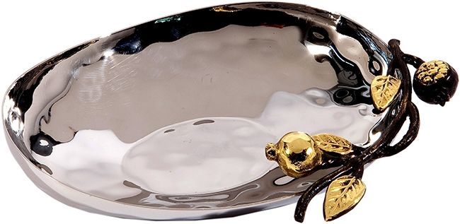 Yair Emanuel | Pomegranate Stainless Steel & Copper Bowl | Medium