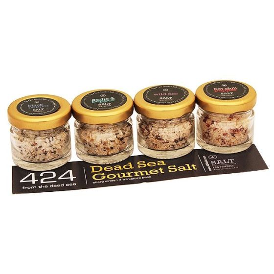 424 Dead Sea Gourmet Salt - Chef's Gift Pack 