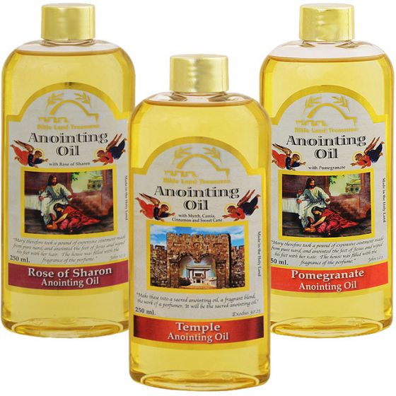 Temple - Rose of Sharon and Pomegranate 250ml Anointing Oil Holiness Set