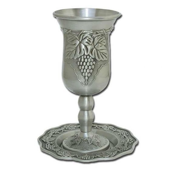 Grapevine Communion Cup Silver