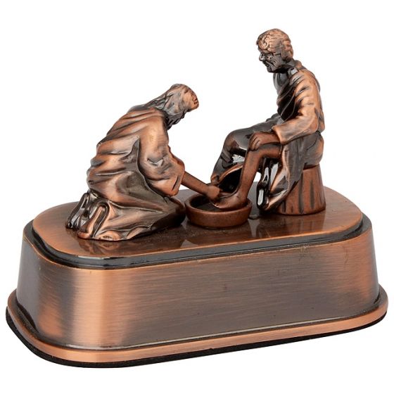 Jesus Washing Peter's Feet - Biblical Scene Ornament 