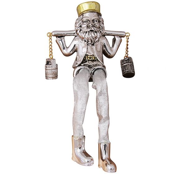 Rabbi Figurine - Celebrating Carrying Milk Urns