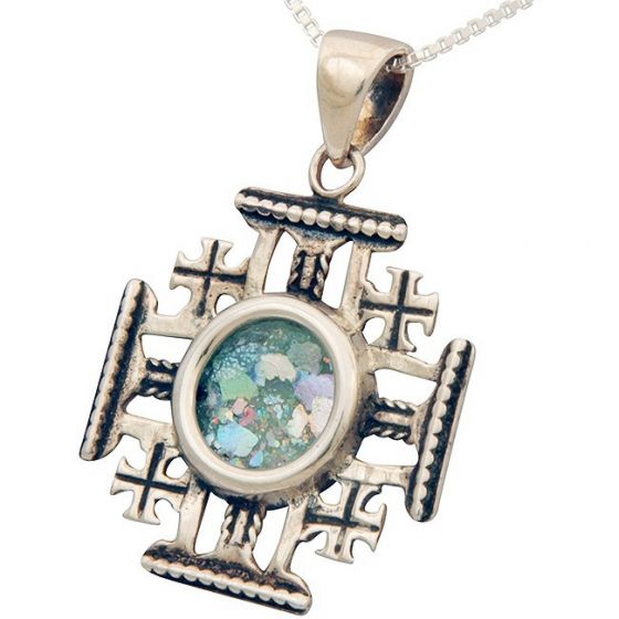 Christian pendant with Roman Glass Center